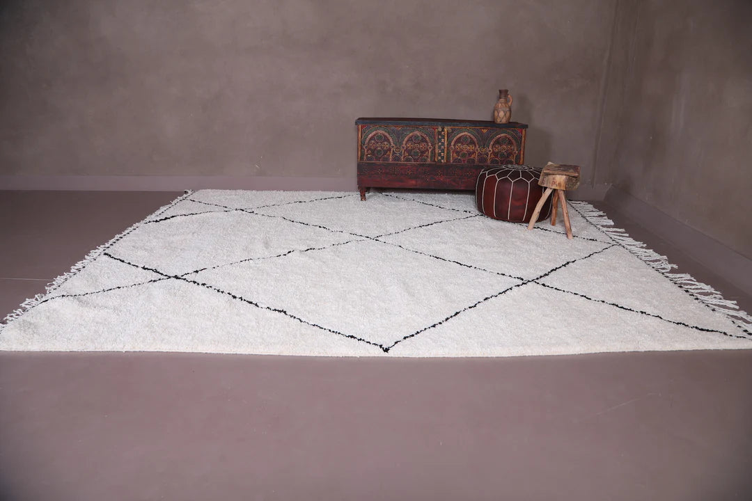 Design Inspirations: Moroccan Custom Rug – Beni ourain rug