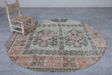 Round Moroccan wool 6 Feet
