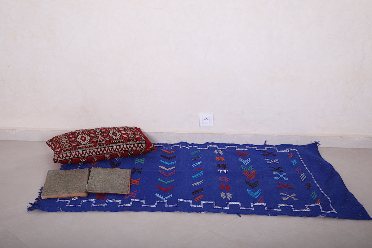 Alfombra marroquí de tejido plano, alfombra personalizada tejida a mano –  Beni ourain rug