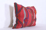 Vintage moroccan handwoven kilim pillows 17.3 INCHES X 22.4 INCHES