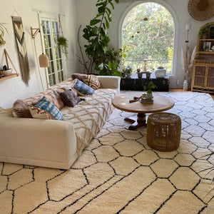 Las alfombras tribales únicas son diseños de interiores únicos