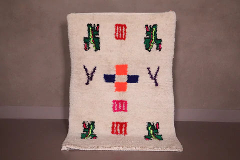 Moroccan berber rug - Beni ourain rug - Living room rug