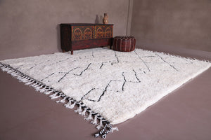 Hand woven rug beni rug - handmade beni ourain rug