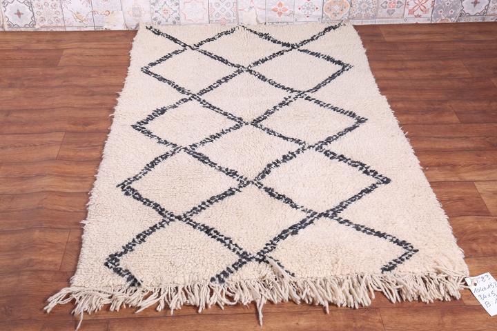 Moroccan Rug with Tassels