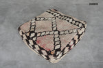 Handmade Kilim Ottoman Pouf - Geometric Tribal Pouf