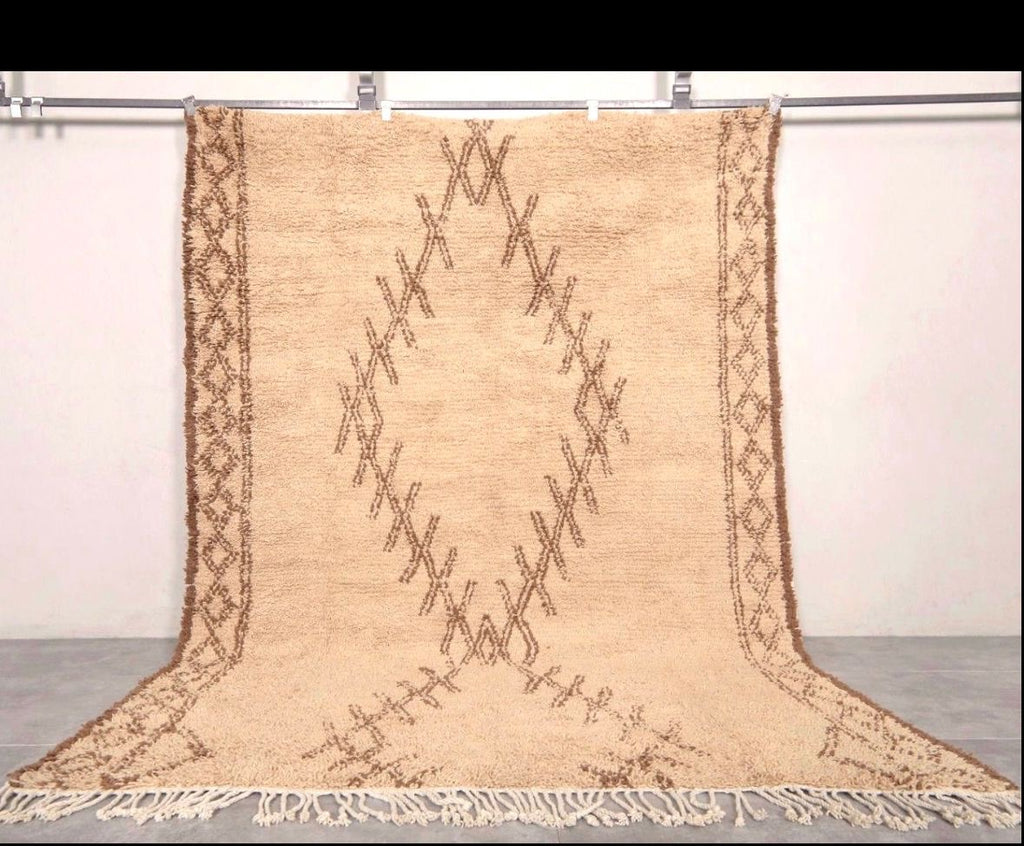 Moroccan rug 4x3 wool rug