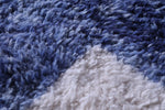 Blue & White Custom Moroccan Rug