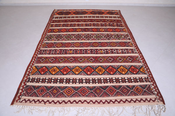Vintage Moroccan rug 6.1 X 9.6 Feet