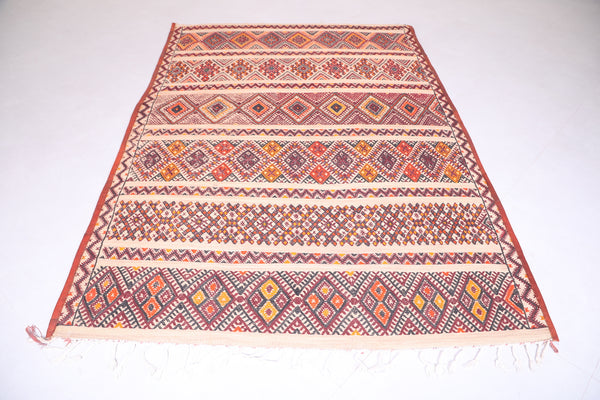 Vintage Moroccan Rug 6 X 8.6 Feet