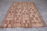 Vintage handmade tuareg rug 5.9 X 9.1 Feet