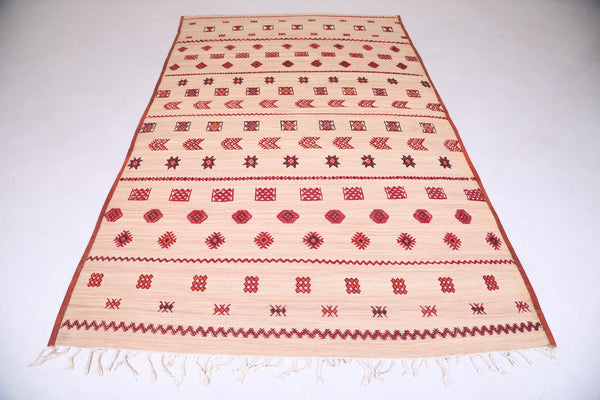 Vintage Moroccan Rug 5.9 X 9.6 Feet