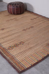 Vintage handmade tuareg rug 6.2 X 8.4 Feet