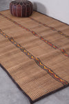 Vintage handmade tuareg rug 6.2 X 9.6 Feet