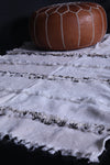 Manta de boda alfombra marroquí, 3.8 pies x 5.9 pies