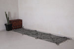 Entryway all wool Berber rug, Custom moroccan carpet