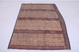 Vintage handmade tuareg rug 4.1 X 5.9 Feet