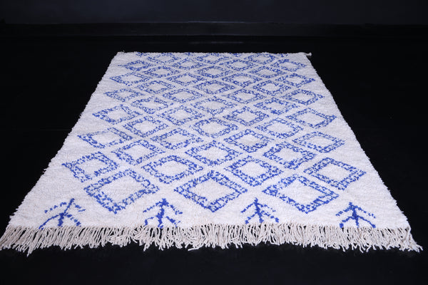 Contemporary Blue  rug - Custom Moroccan rug - Wool rug
