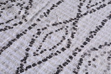 Gran alfombra de boda marroquí 5.8 pies x 9.9 pies