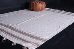 Moroccan flatwoven berber carpet - 6 FT X 8.3 FT