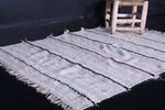 Handwoven Moroccan rug 3.4 FT X 5.2 FT