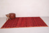 Vintage Khemisset Mat – 6.6 x 9.2 ft | Red Diamond Motif