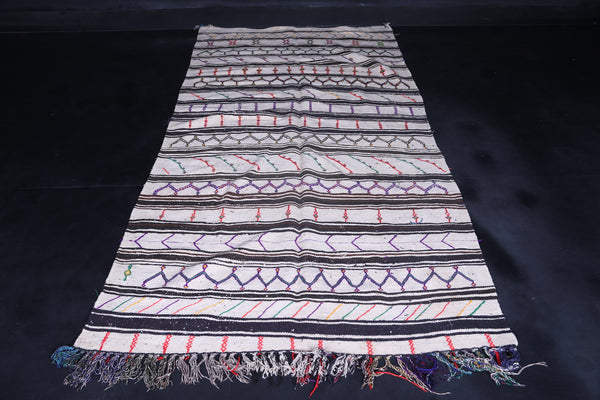 Moroccan rug – 4.2 FT x 9.2 FT | Handwoven berber carpet