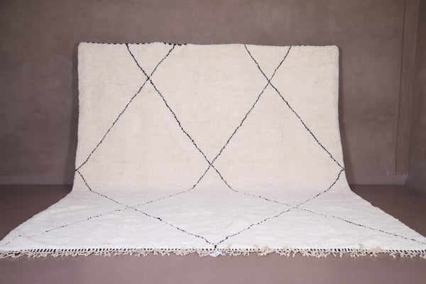 Handwoven Moroccan rug - Custom Wool rug - Beni ourain rug