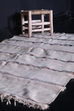 Vitage flatwoven handmade Moroccan rug - 3.5 FT X 5.9 FT