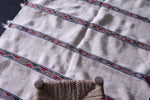 Wedding Moroccan blanket 3.7 FT X 6.6 FT