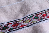 Wedding Moroccan blanket 3.7 FT X 6.6 FT