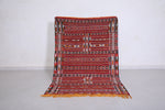 Vintage moroccan rug 3.7 FT X 5.6 FT