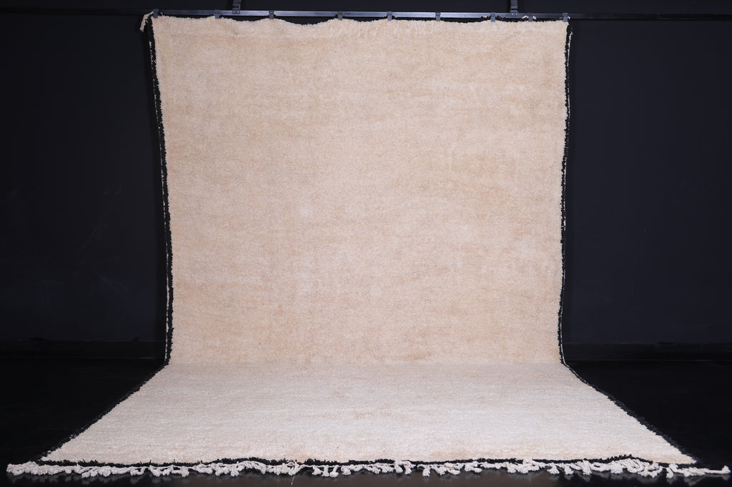 Authentic Berber Solid rug - Custom wool rug - Moroccan rug