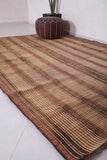 Vintage handmade tuareg rug 6.2 X 9.2 Feet