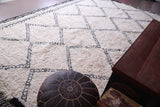 Custom handmade Moroccan rug, Beni ourain berber carpet