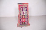 Colorful moroccan Runner Azilal rug 2.3 FT X 5.9 FT