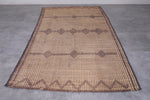 Vintage handmade tuareg rug 5 X 9.2 Feet