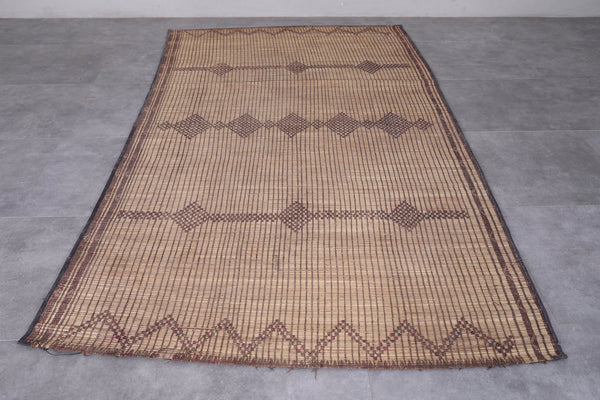 Vintage handmade tuareg rug 5 X 9.2 Feet