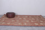 Vintage handmade Tuareg rug 6.6 X 9.3 Feet