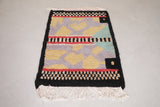 Alfombra azilal personalizada, colorida alfombra bereber hecha a mano