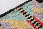 Alfombra azilal personalizada, colorida alfombra bereber hecha a mano