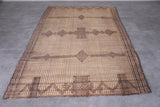 Vintage handmade tuareg rug 5.5 X 8.7 Feet