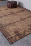 Vintage handmade tuareg rug 5.5 X 8.7 Feet