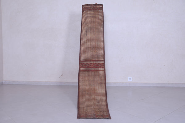 Vintage handmade african tuareg rug 1.4 X 7.5 Feet