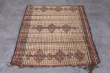 Vintage handmade tuareg rug 3.5 X 4.4 Feet