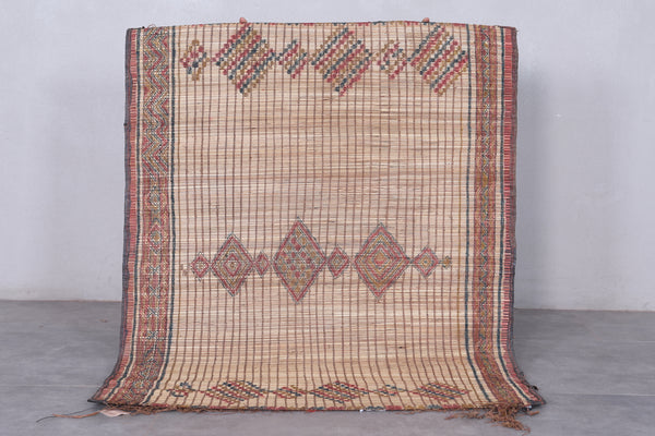 Vintage handmade tuareg rug 3.5 X 4.4 Feet