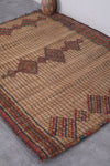 Vintage handmade tuareg rug 3.5 X 4.4 Feet