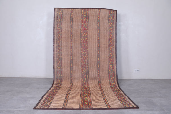 Vintage handmade tuareg rug 5 X 10.8 Feet