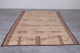 Vintage handmade tuareg rug 5.8 X 8.5 Feet