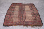 Vintage handmade tuareg rug 5 X 5.3 Feet