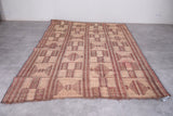 Vintage handmade tuareg rug 6.5 X 9.8 Feet